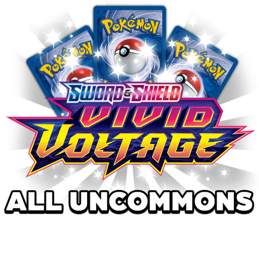 Pokemon - Sword & Shield - Vivid Voltage - All Uncommons