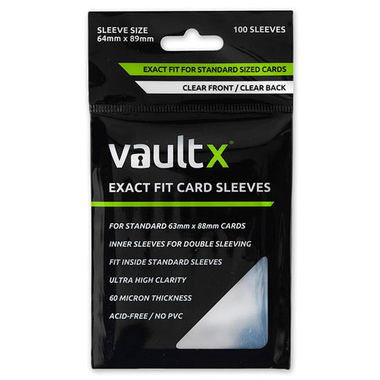 Vault X - Exact Fit Card Sleeves (100)