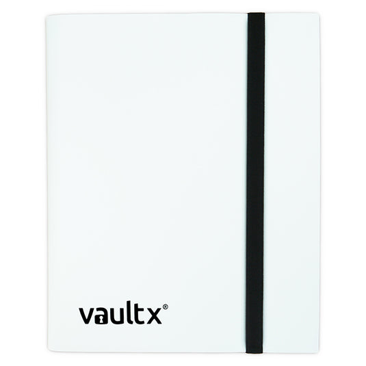 Vault X - 9-Pocket - Strap Binder - White