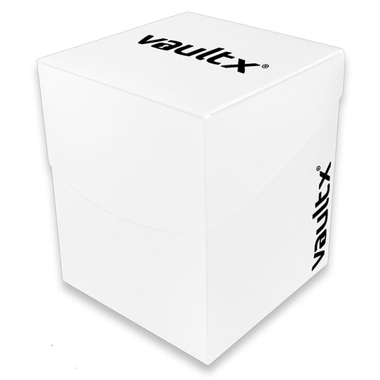 Vault X - Large Deck Box w/ 150 Card Sleeves - White