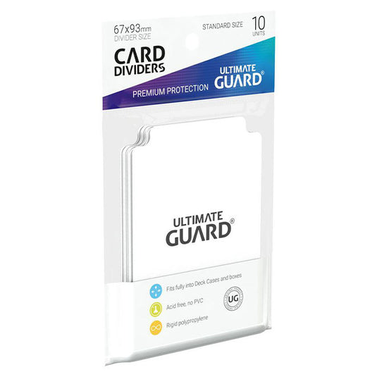 Ultimate Guard - Card Dividers - White (10)