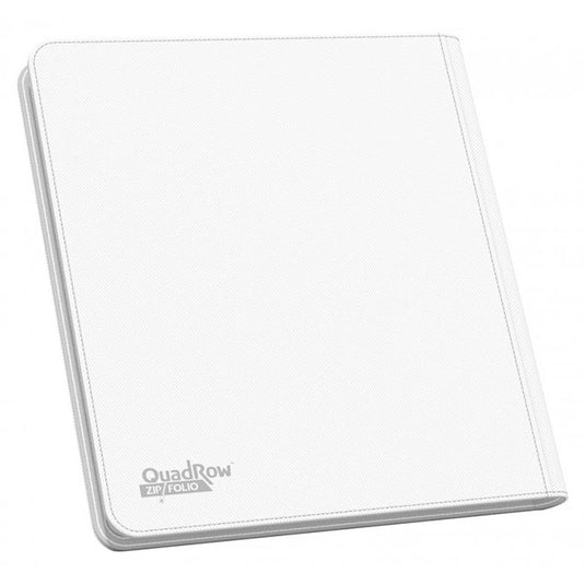 Ultimate Guard - QUADROW Zipfolio 480 - 24-Pocket XenoSkin - White