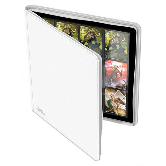 Ultimate Guard - QUADROW Zipfolio 480 - 24-Pocket XenoSkin - White