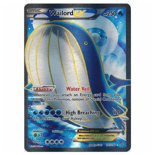 Pokemon - XY Primal Clash - Wailord EX - 147/160