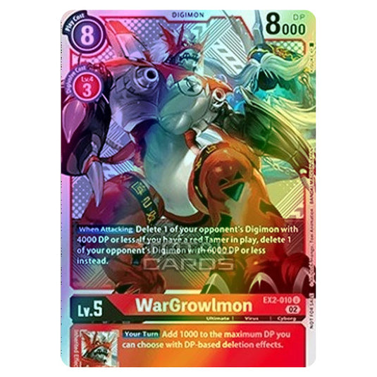 Digimon Card Game - Xros Encounter Pre-Release Promotion (BT10) - WarGrowlmon (Promo) - EX2-010