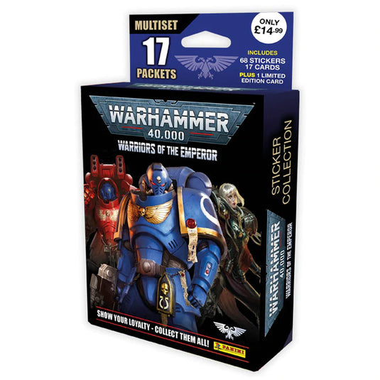 Warhammer 40,000 - Warriors Of The Emperor - Sticker Collection - Mega Multiset (17 Packs)