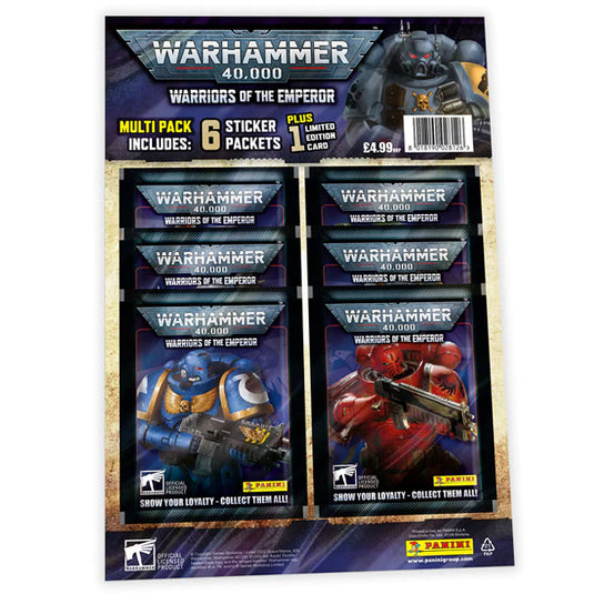 Warhammer 40,000 - Warriors Of The Emperor - Sticker Collection - Multipack (6 Packs)