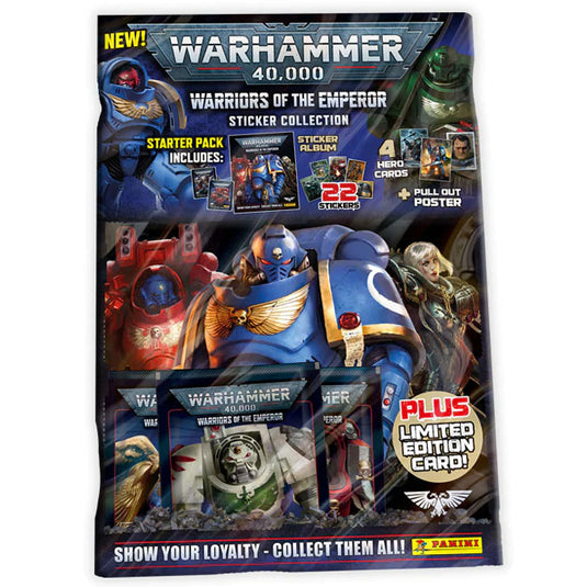 Warhammer 40,000 - Warriors Of The Emperor - Sticker Collection - Starter Pack