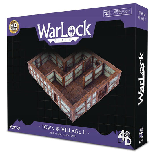 WarLock Tiles - Town & Village II - Full Height Plaster Walls