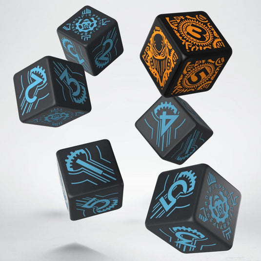 Warmachine Convergence of Cyriss Faction D6 Dice