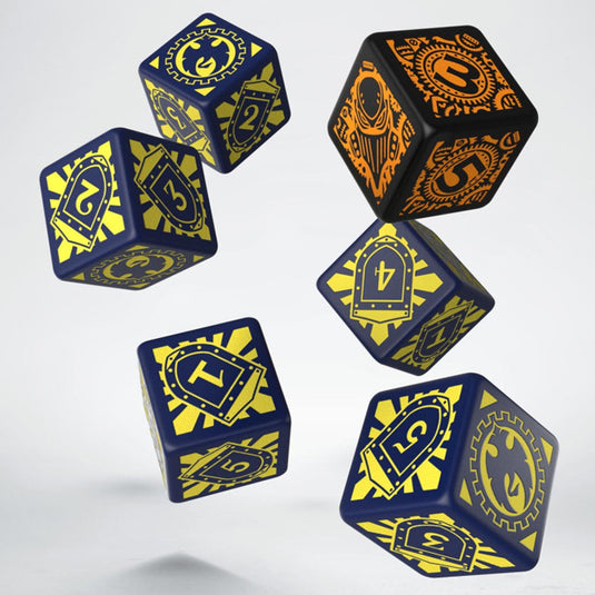 Warmachine Cygnar Faction D6 Dice