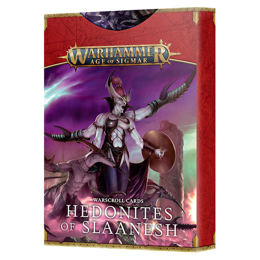 Warhammer Age Of Sigmar - Hedonites of Slaanesh - Warscroll Cards 2023
