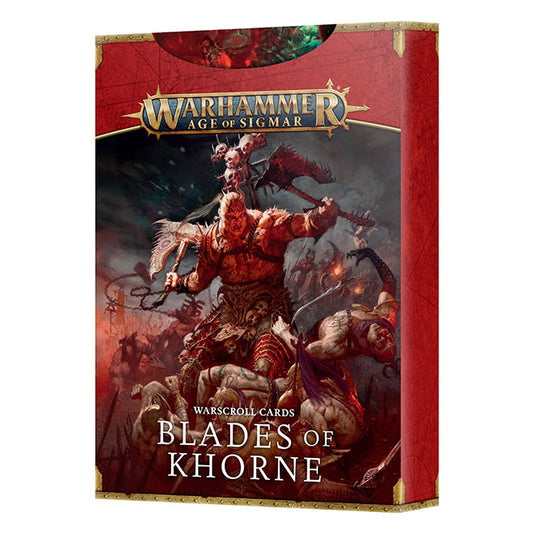 Warhammer Age Of Sigmar - Blades of Khorne - Warscroll Cards