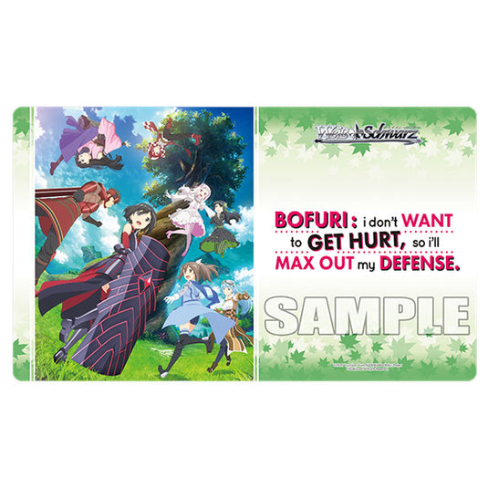 Weiss Schwarz - Bofuri I Don't Want To Get Hurt, So I'll Max Out My Defense - Play Mat