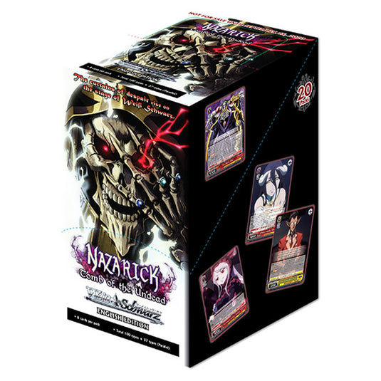 Weiss Schwarz - Nazarick - Tomb of the Undead - Booster Box (20 Packs)