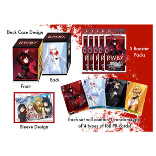 rwby premium booster box Weiss Schwarz: Pack (3 Cards) Ralphie's Funhouse and Ruby RWBY Premium Booster - Deck