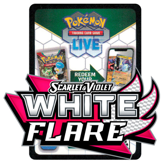 Pokemon - Scarlet & Violet - White Flare - Online Code Card