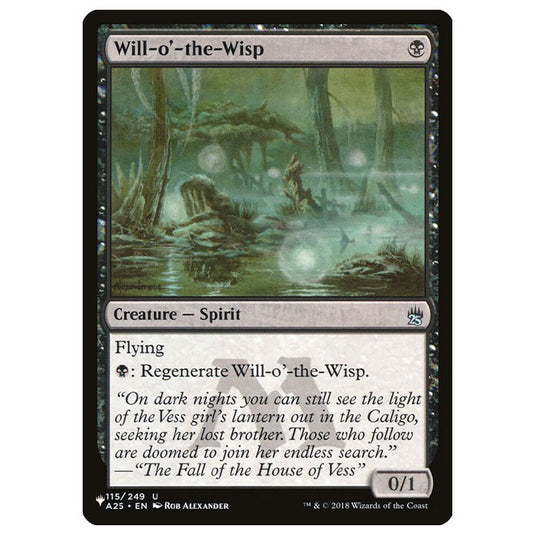 Magic The Gathering - The List - Will-o'-the-Wisp - 390/390