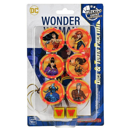DC Comics HeroClix  - Wonder Woman 80th Anniversary Dice and Token Pack