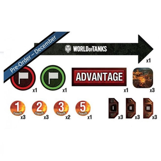 World of Tanks Miniatures Game - Gaming Tokens