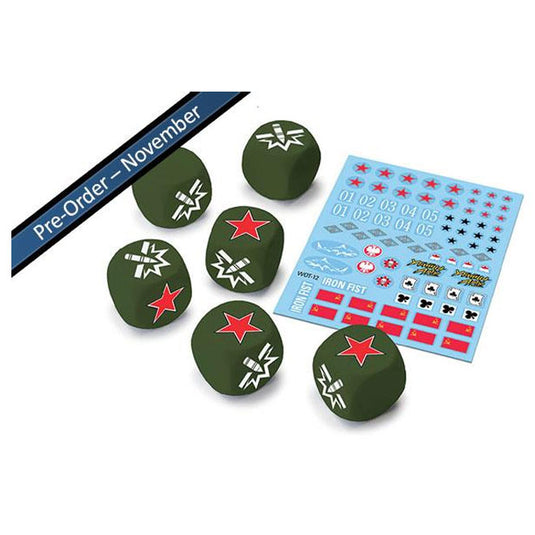 World of Tanks Miniatures Game - U.S.S.R. Dice and Decals