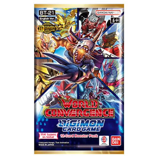 Digimon Card Game - B21 - World Convergence - Booster Box (24 Packs)