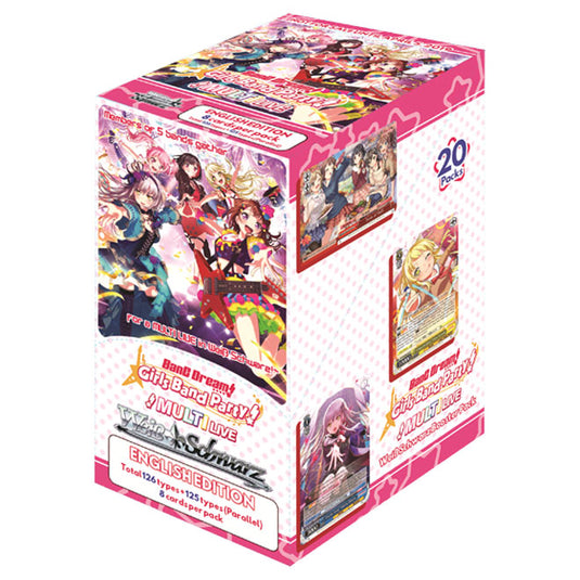 Weiss Schwarz - BanG Dream! Girls Band Party! MULTI LIVE - Booster Box - (20 Packs)