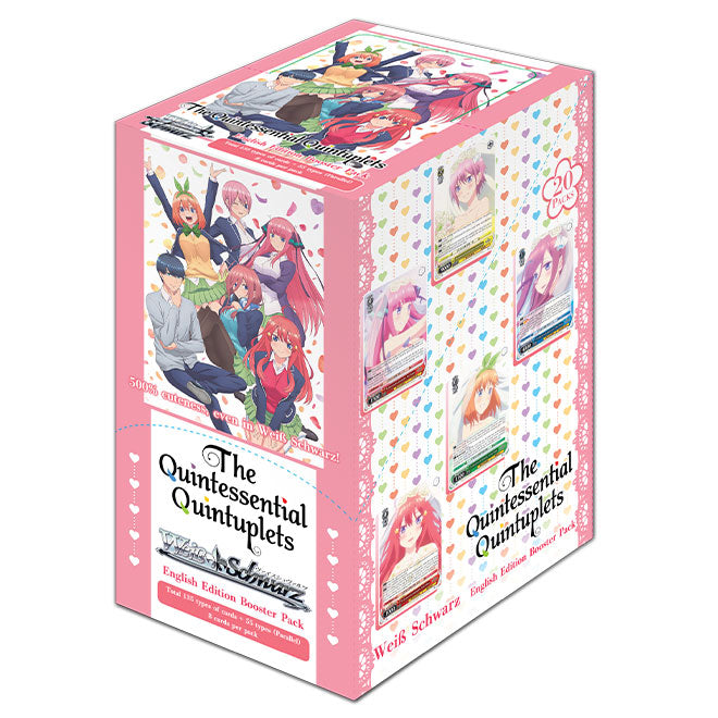 Bushiroad Weiss Schwarz 2 Quintessential Quintuplets Box for sale online Bushiroad Weiss Schwarz 2 Quintessential Quintuplets Box for sale online