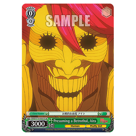Character DDD/S118-E037S card from the Weiss Schwarz set Dandadan