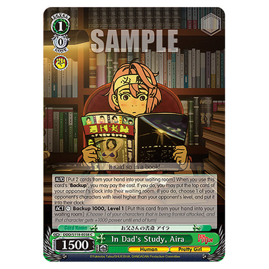Character DDD/S118-E038 card from the Weiss Schwarz set Dandadan