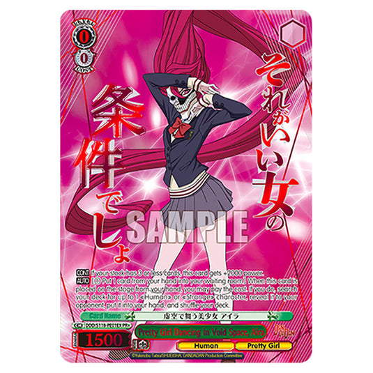 Character DDD/S118-PE01EX card from the Weiss Schwarz set Dandadan