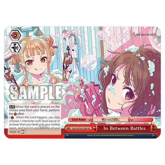 In Between Battles GGO/SE50-E38H card from the Weiss Schwarz set SAO Alternative - Gun Gale Online - 2 