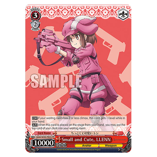 Small and Cute, LLENN GGO/SE50-PE03 card from the Weiss Schwarz set SAO Alternative - Gun Gale Online - 2 