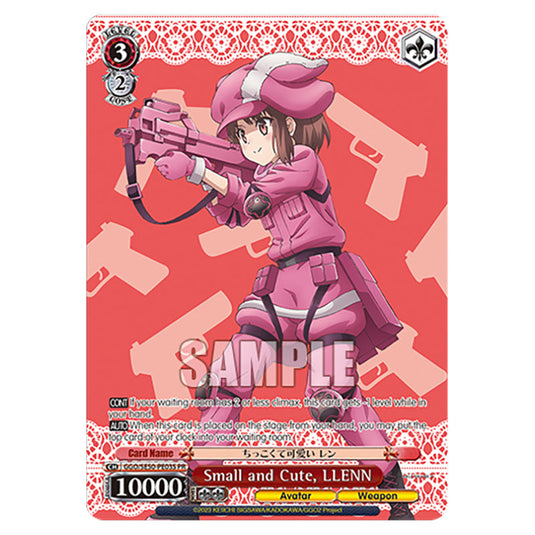 Small and Cute, LLENN GGO/SE50-PE03S card from the Weiss Schwarz set SAO Alternative - Gun Gale Online - 2 