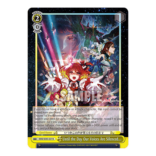 Event MDE/SE45-E21 card from the Weiss Schwarz set MACROSS Delta