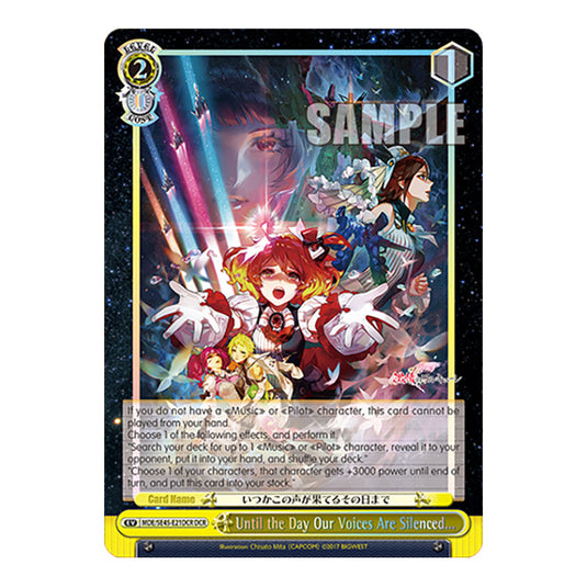 Event MDE/SE45-E21DCR card from the Weiss Schwarz set MACROSS Delta