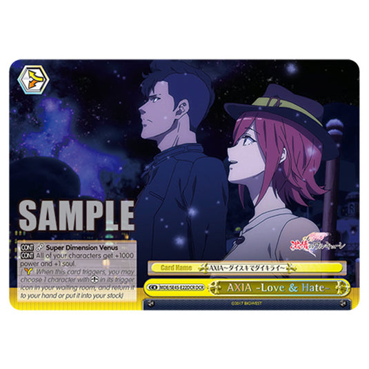 Climax MDE/SE45-E22DCR card from the Weiss Schwarz set MACROSS Delta