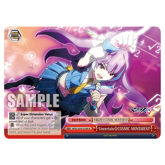 Climax MDE/SE45-E58b card from the Weiss Schwarz set MACROSS Delta