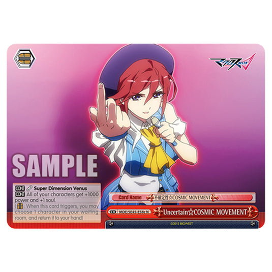 Climax MDE/SE45-E58c card from the Weiss Schwarz set MACROSS Delta