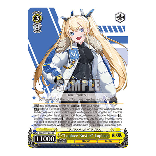 Character NIK/S117-E024 card from the Weiss Schwarz set GODDESS OF VICTORY: NIKKE