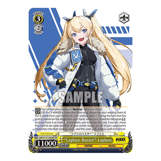 Character NIK/S117-E024S card from the Weiss Schwarz set GODDESS OF VICTORY: NIKKE