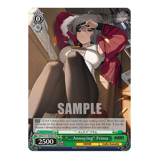 Character NIK/S117-E042S card from the Weiss Schwarz set GODDESS OF VICTORY: NIKKE