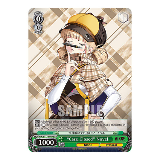 Character NIK/S117-E047S card from the Weiss Schwarz set GODDESS OF VICTORY: NIKKE