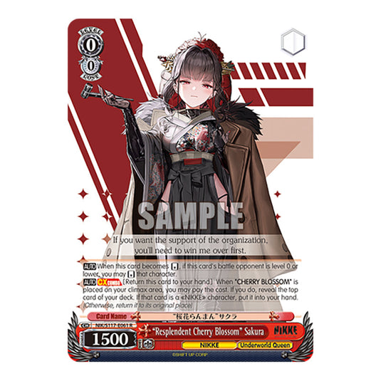 Character NIK/S117-E061 card from the Weiss Schwarz set GODDESS OF VICTORY: NIKKE