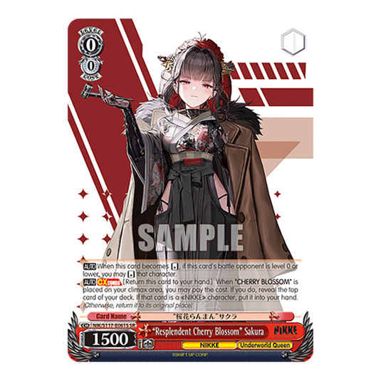 Character NIK/S117-E061S card from the Weiss Schwarz set GODDESS OF VICTORY: NIKKE
