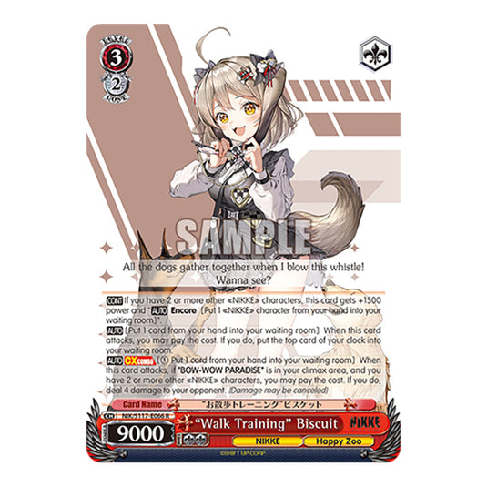 Character NIK/S117-E066 card from the Weiss Schwarz set GODDESS OF VICTORY: NIKKE
