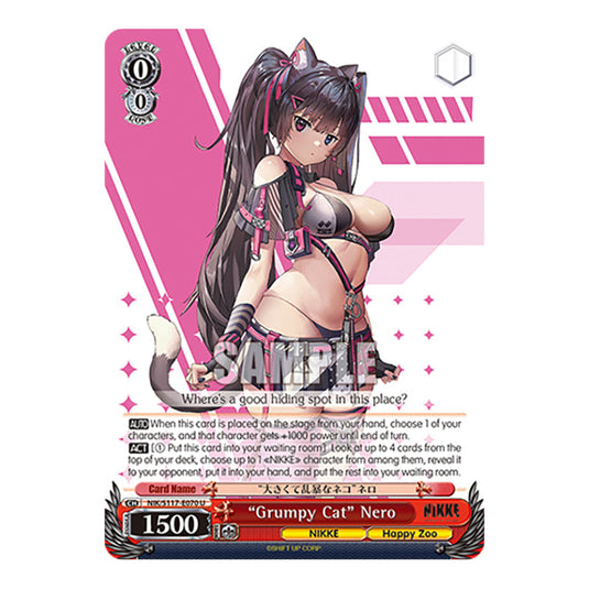 Character NIK/S117-E070 card from the Weiss Schwarz set GODDESS OF VICTORY: NIKKE