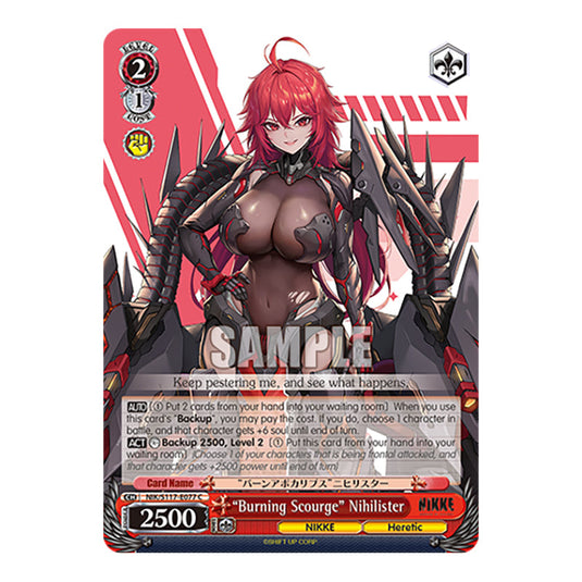 Character NIK/S117-E077 card from the Weiss Schwarz set GODDESS OF VICTORY: NIKKE