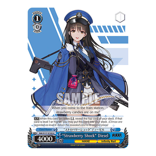 Character NIK/S117-E100 card from the Weiss Schwarz set GODDESS OF VICTORY: NIKKE
