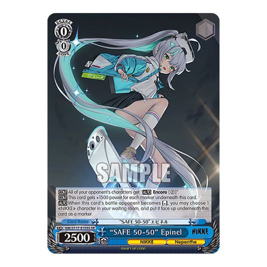 Character NIK/S117-E105S card from the Weiss Schwarz set GODDESS OF VICTORY: NIKKE